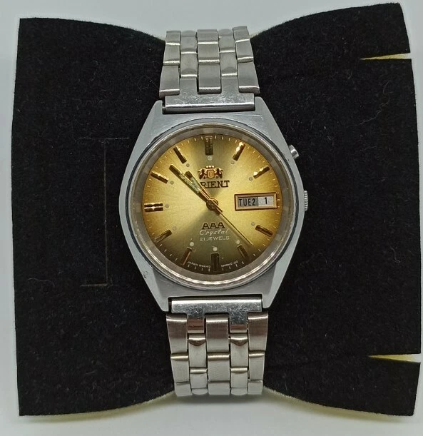 VINTAGE MENS 36MM ORIENT AAA Crystal 21jewels 46943 Automatic 48.00 PicClick