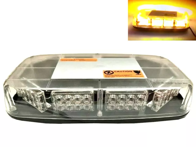 54 LED Auto Warnbalken Warnleuchte lichtbalken Dach Blitz Blinker 12V DC  Gelb