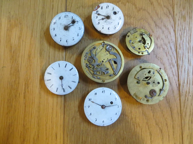 Lot , Montre de Gousset , Cadrans OMEGA , LIP , Chronomètre