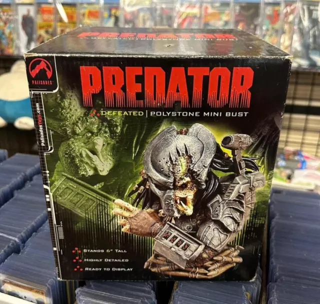 PREDATOR Defeated Polystone Mini Bust By Palisades Toys