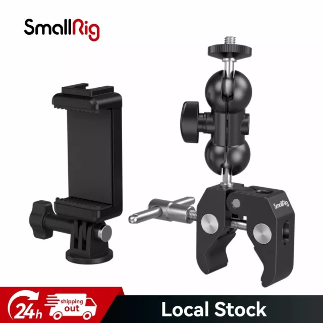 SmallRig Camera Upgrade Mini Magic Arm, Small Ball Head Magic Arm with Clamp