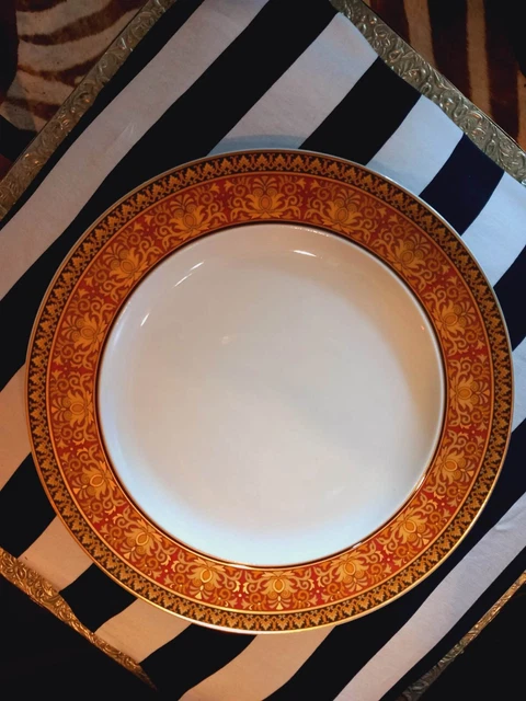 Versace Rosenthal Medusa red Teller Speiseteller Essteller ca.23 cm