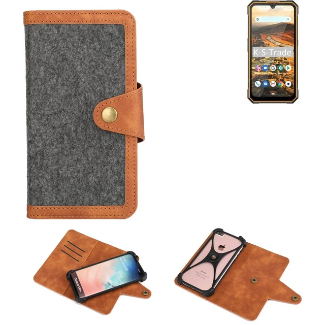 Étui Portefeuille Protection Pour Cubot Power - Couverture 360° Avec 3 Fentes Cartes - Similicuir Noir