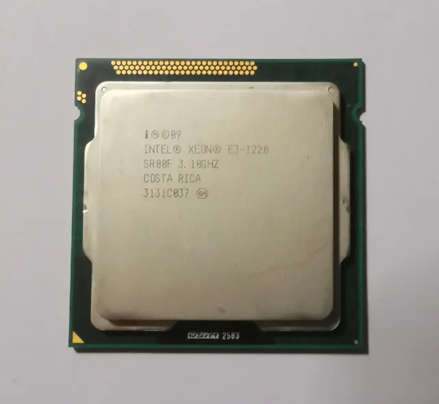 CPU / Processeur - Intel - SR00F - Xeon E3-1220 - Socket LGA1155 - 3.1 Ghz
