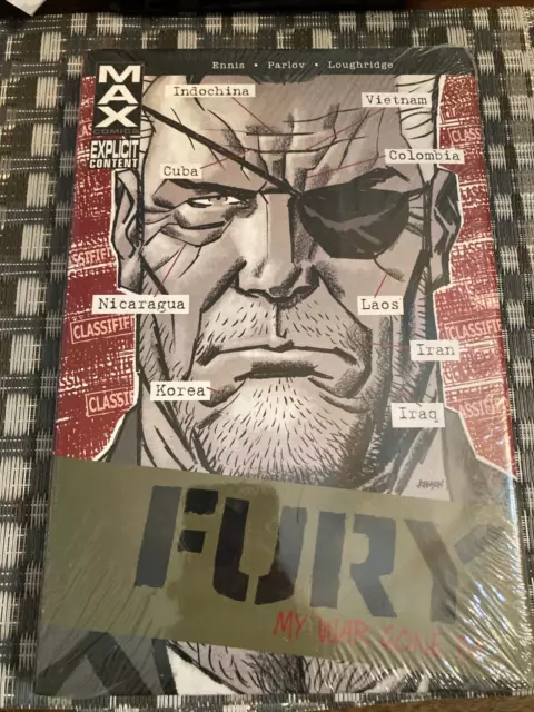 Fury My War Gone By Marvel Max Comics Hardcover HC Garth Ennis