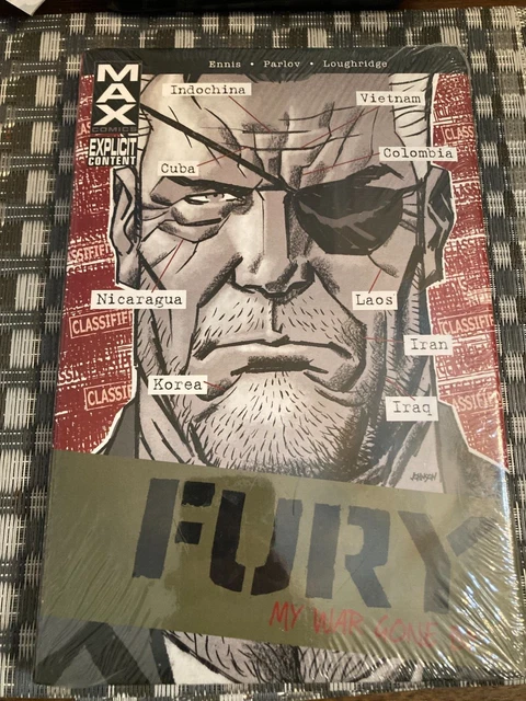 Fury My War Gone By Marvel Max Comics Hardcover HC Garth Ennis