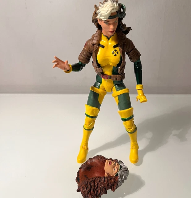 MARVEL SELECT ROGUE with custom Marvel Legends head. Legs height ...