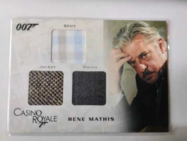 James Bond 007 Relique Pantalon/Veste/Chemise Rene Mathis Casino Royale 449/1300