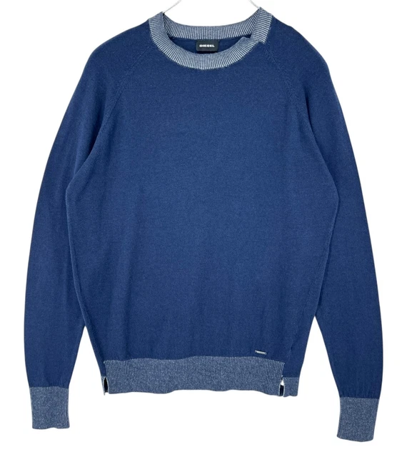 Pull Homme Zara – 100% Laine Vierge – Bleu Marine – Col V – Taille M – Très Bon état