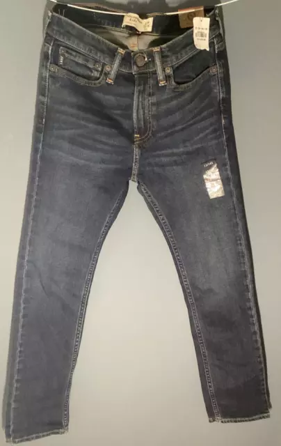 Abercrombie Kids Skinny Dark Denim Jeans Size 13/14 SLIM NWT