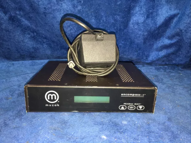 Wegener Encompass Le Digital Satellite Receiver Muzak W/ power adapter