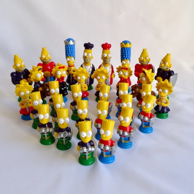 Jeu D’échecs 3D Les Simpson – Matt Groening – United Labels – Neuf Sous Blister