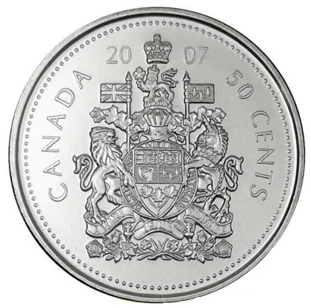 Canada 2007 Canadian 50 Cent Half Dollar Coin Uncirculated