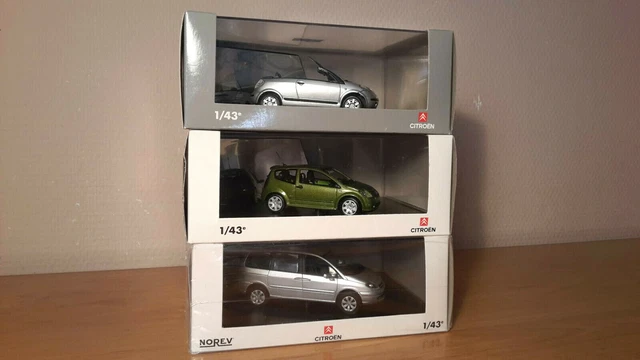 1/43 Norev Lot 3 Citroen C8/C2/C3 Pluriel