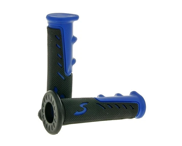 Poignées de guidon Sport bleues [Ø 22mm]