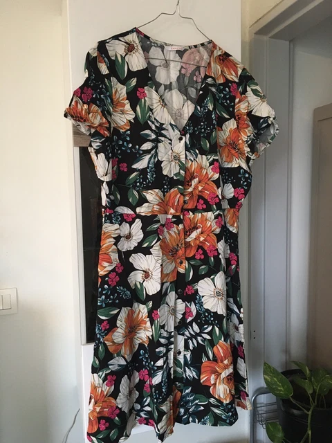Robe Longue Camaïeu - Taille M, Couleur Rose Antique - Polyester/élasthanne - Neuve Avec Imperfections