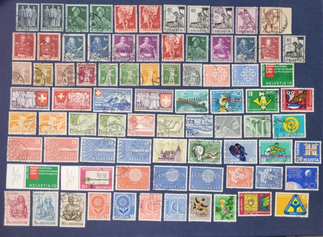 Lot411 🇨🇭 Briefmarken Schweiz Gestempelt Versch Motive & Jahre ✉️ Kombiversand