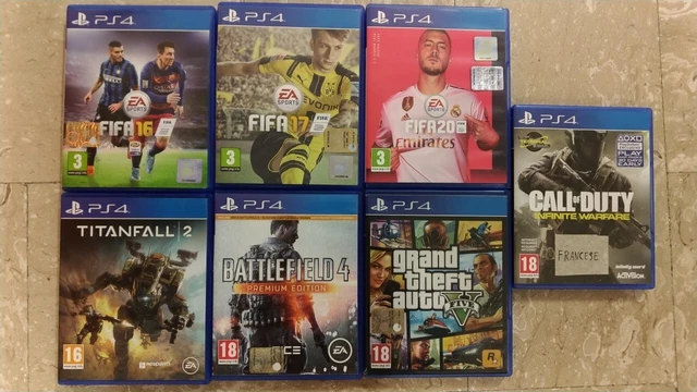 Lotto Blocco 7 Giochi game dvd bluray dischi cd ps4 playstation 4