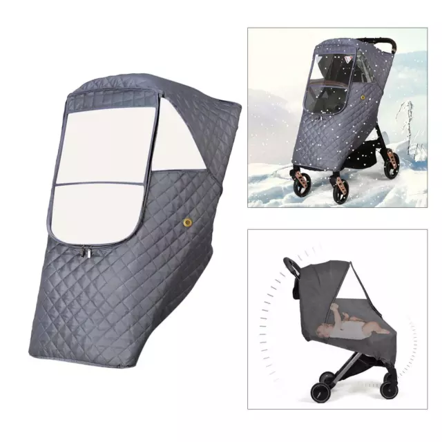 Winter baby kinderwagen regen abdeckung staub dichter regenmantel für