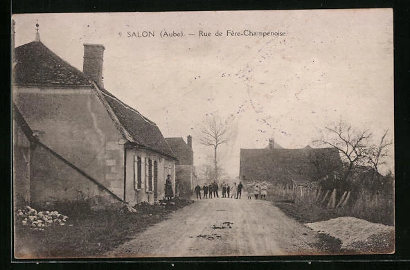 CPA Salon, Rue de Fere-Champenoise