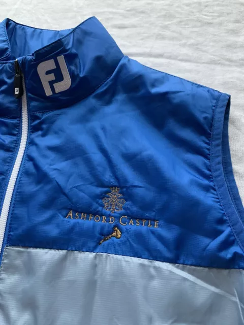 FootJoy Thermal Insulated Vest Lightweight Full Zip Golf Ashford Castle Logo S