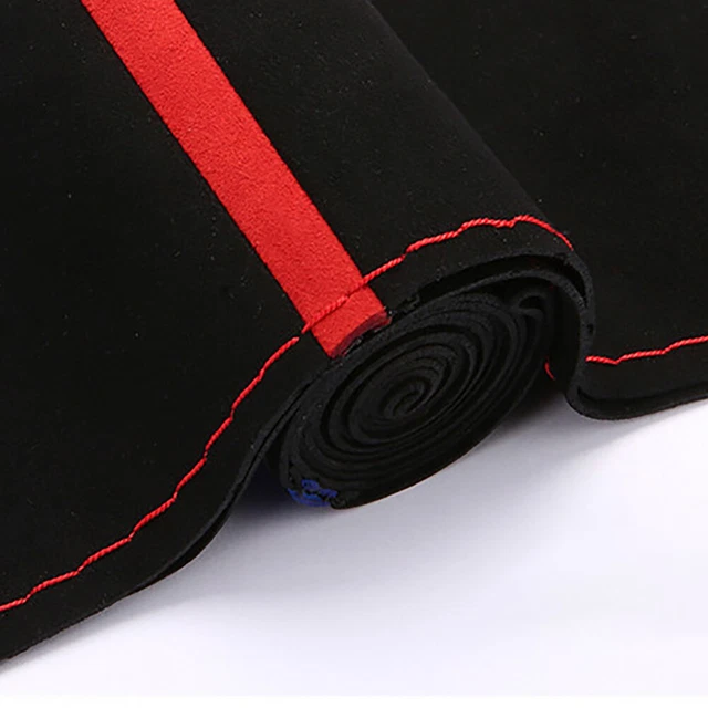 Cove volante auto antiscivolo e resistente all'usura in pelle velluto cucito a mano