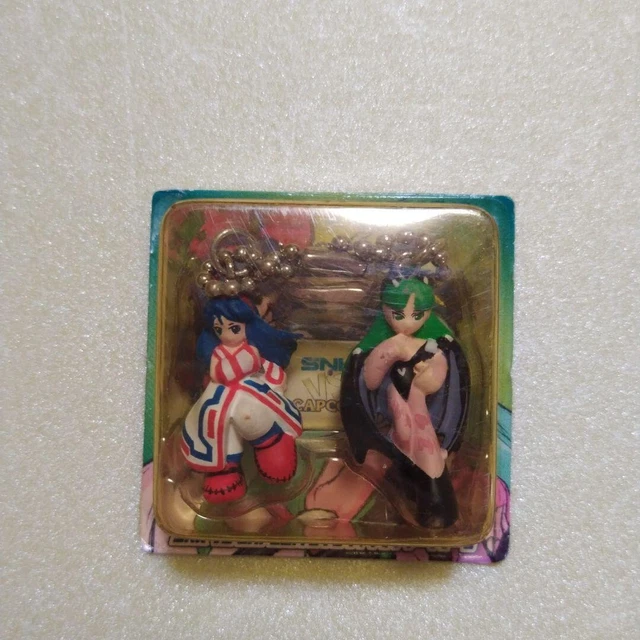 Street Fighter KOF Capcom vs SNK figure key chain Nakoruru Morrigan Japan m431