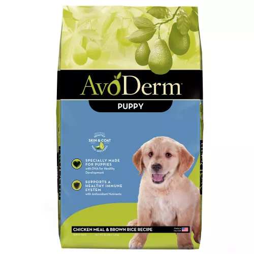 Avoderm Natural Pollo Comida & Marrón Arroz - Seco Cachorro 1 Cada / 11.8kg Por