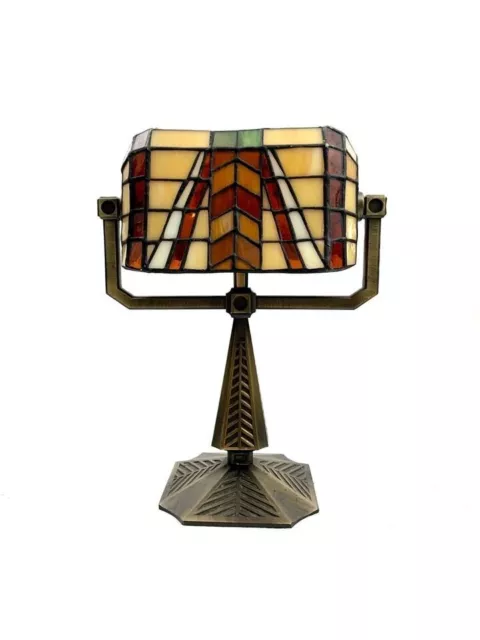 Stained Glass TeaLight / Candle Holder Lamp Unique Beautiful Decor