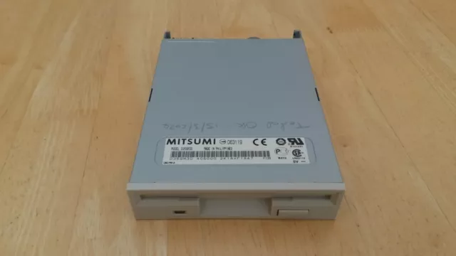 Mitsumi White fascia Floppy Disk Drive 3.5" 1.44 MB DS/HD FDD fully functional