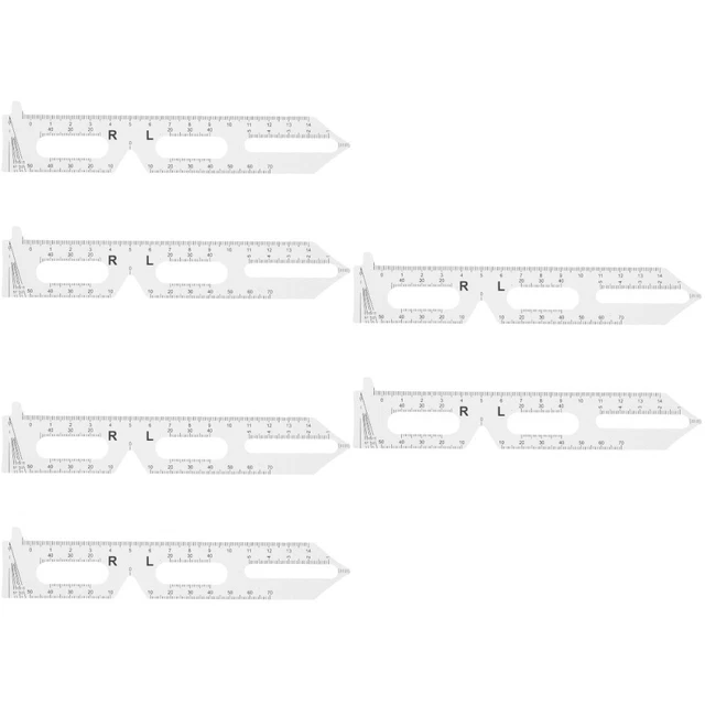 6 Pcs Measuring Portable Pupillary Measure Optical Pupillometer for Women Girl