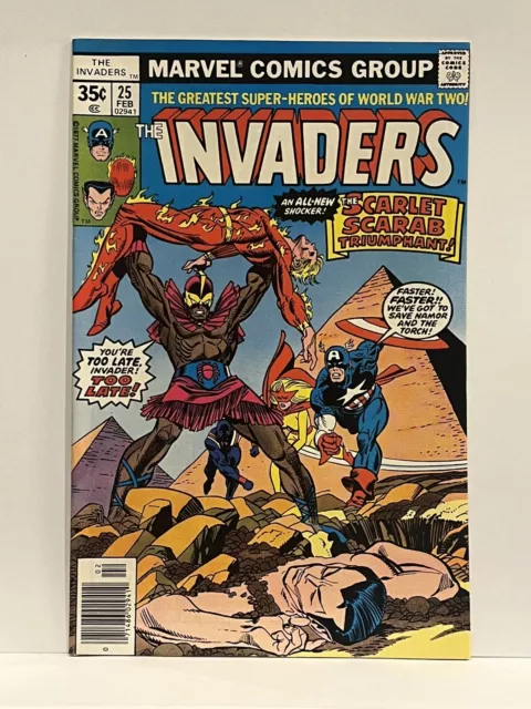 The Invaders #25 &26 Vol. 1 Marvel Comics 1978 / High Grade 2 Book Lot