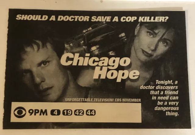 Chicago Hope Tv Guide Print Ad Peter Berg TPA15