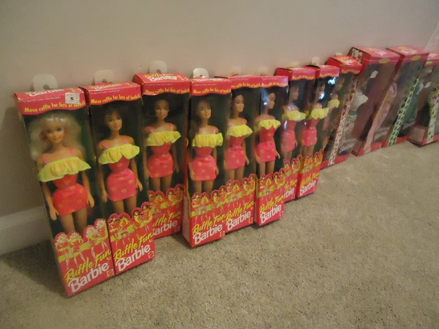 barbie collector dolls new in box lot