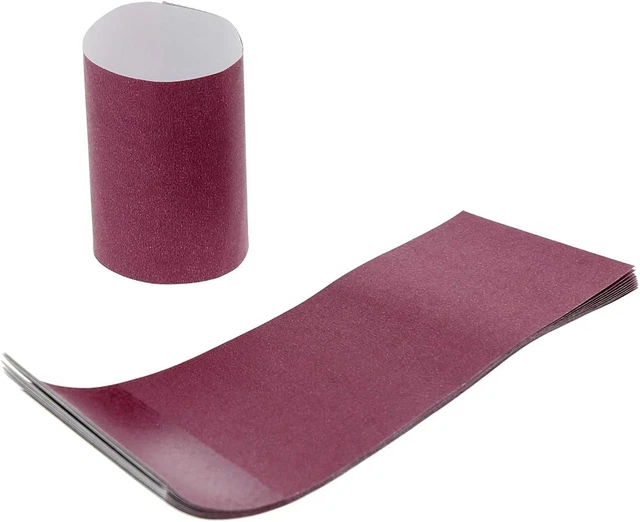 Burgundy Napkin Bands with Self-Sealing Glue and Bond Paper Construction, Packag