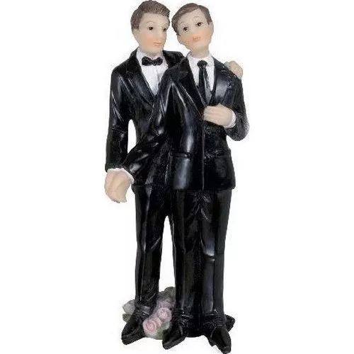 Figurine Mariage Couple de Mariés Gay