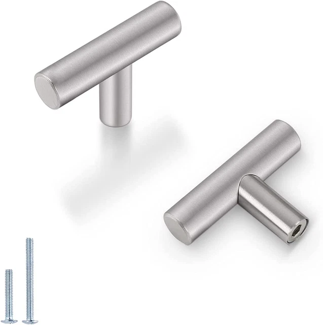 30 Pack-Stainless Steel Cabinet Knobs Drawer Pulls Furniture Hardware,Modern Cab