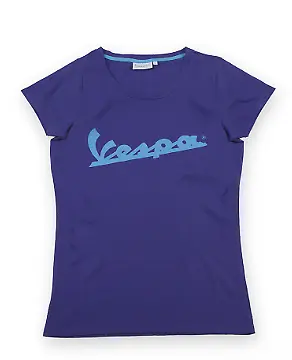 T-Shirt Vespa Logo Donna Viola R.o. 606231M02V