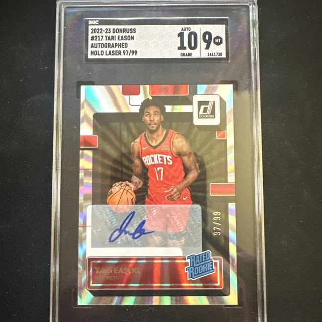 その他 22-23 Panini donruss tari eason auto /99 NBA 22-23 Panini Donruss Tari Eason RC Auto /99 Error Card