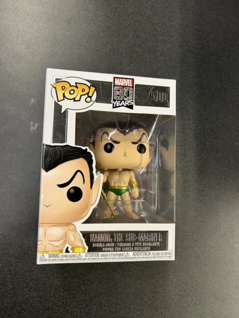 Funko Pop! Marvel 80th Namor The Submariner #500 Vinyl Figure