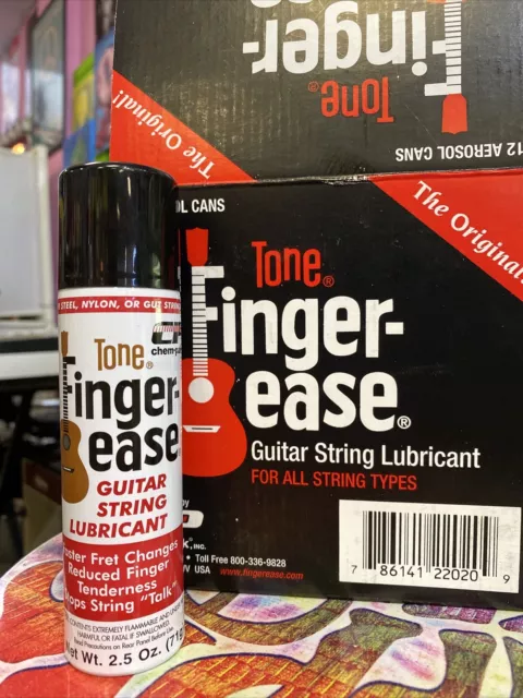 Chem-Pak Tone Finger Ease Guitar String Lubricant (2.5oz Spray Can) – Dr.  Guitar Music