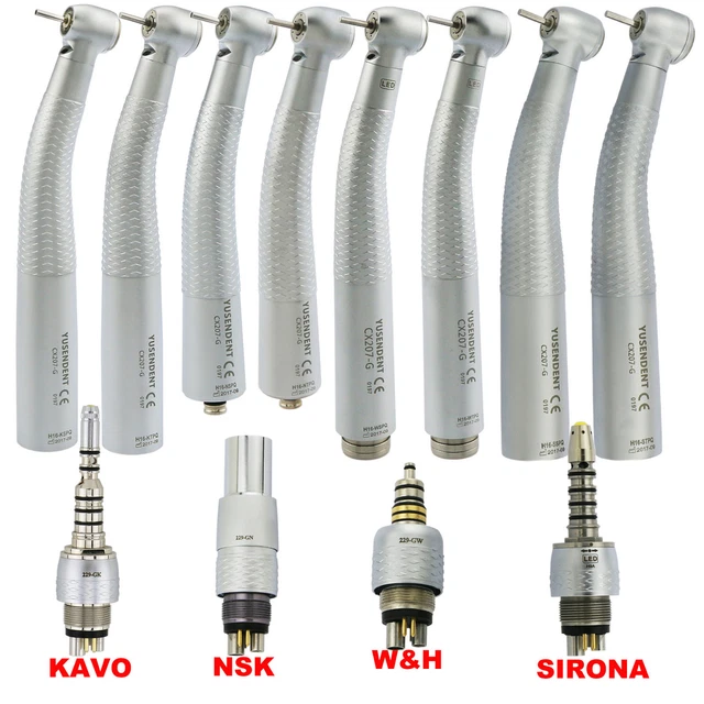 YUSENDENT COXO Dental Fiber Optic Turbine Handpiece Fit KAVO NSK Sirona Coupling