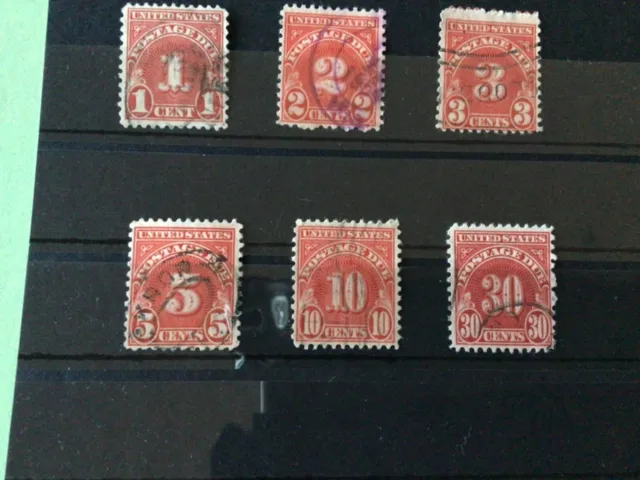 Uunited States postage due used  stamps   Ref A4720