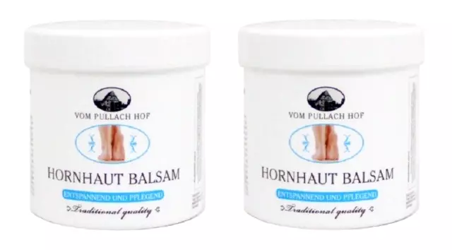 ( 17,80€/l)  2x Hornhaut Balsam Urea Hornhautentfernung Fußpflege Fußcreme