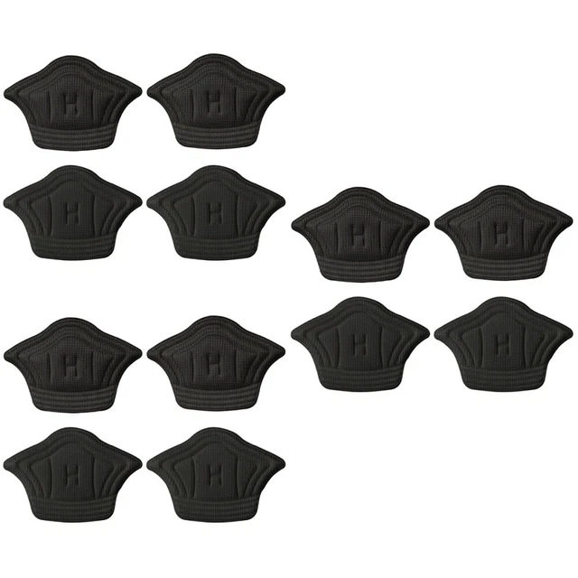 6 Pairs Follow Cloth Man Shoe Heel Inserts Silicone Protector Pad
