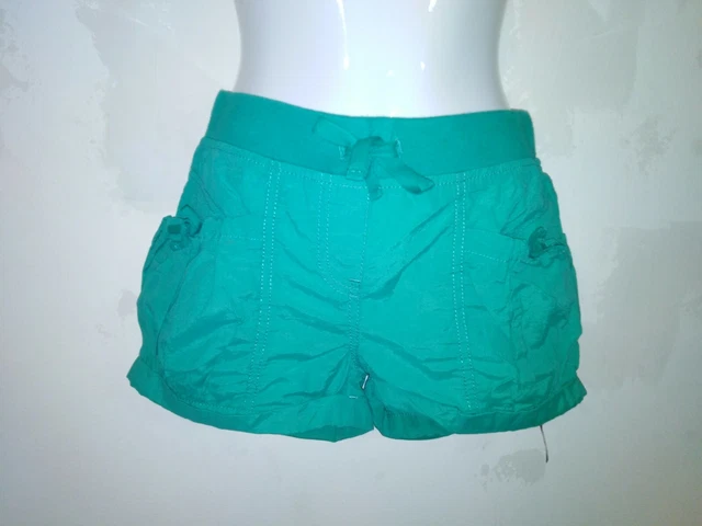 Pantaloncini verdi nuovi con etichette Primark taglia giovane per ragazze età 11-12 anni 152 cm