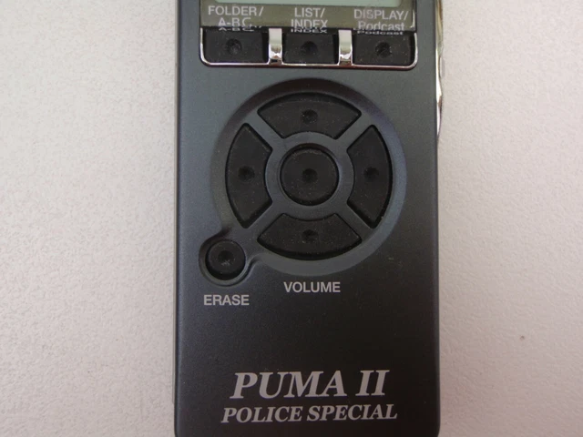 Puma Recorder OLYMPUS PUMA 2 Ii Digital Voice Recorder Dictaphone Machine Dictation ...