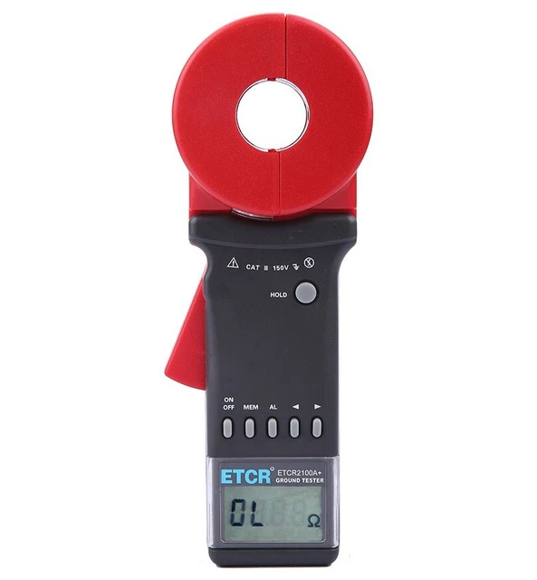 ETCR2100A + Morsetto digitale su tester resistenza a terra misuratore