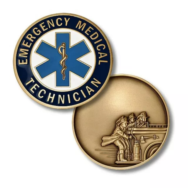 Emt Emergency Medical Technician 1.75" Challenge Coin