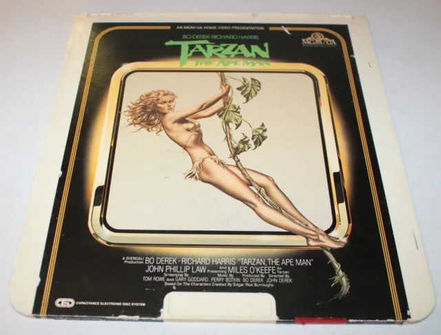 Tarzan The Ape Man CED VideoDisc 1981 Bo Derek, Richard Harris, John Phillip Law